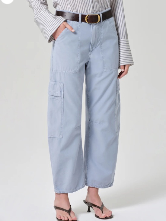 Citizens Of Humanity Pants - NWT Citizens of Humanity Marcelle cargo pants june blue 27